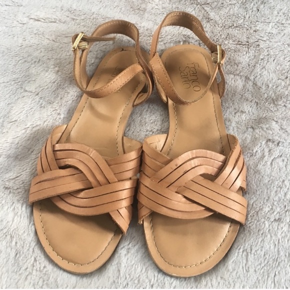 franco sarto tan sandals